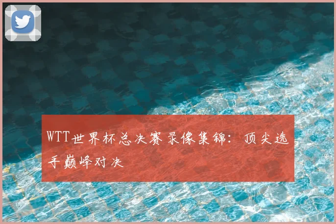 WTT世界杯总决赛录像集锦:顶尖选手巅峰对决