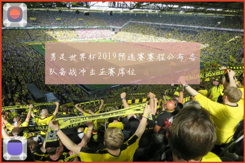 男足世界杯2019预选赛赛程公布 各队备战冲击正赛席位