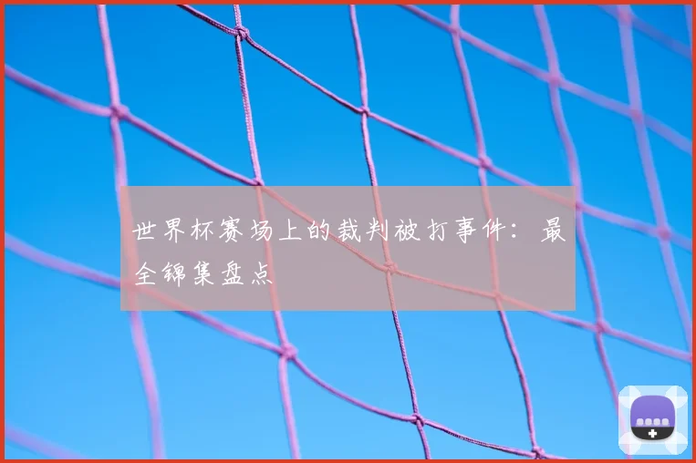 世界杯赛场上的裁判被打事件:最全锦集盘点