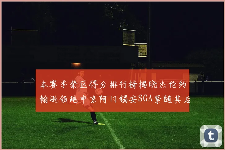 本赛季禁区得分排行榜揭晓杰伦约翰逊领跑申京阿门锡安SGA紧随其后